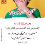 Read more about the article حقیقی مسلمان کی پہچان