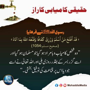 Read more about the article حقیقی کامیابی کا راز