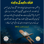 Read more about the article قرآن حکیم کی ہدایت