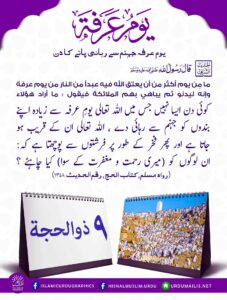 Read more about the article یوم عرفہ جہنم سے رہائی پانے کا دن