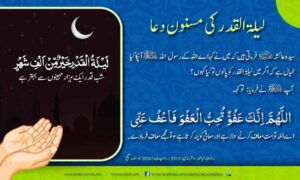 Read more about the article لیلۃ القدر کی مسنون دعا