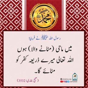 Read more about the article رسول اللہ ماحی ہیں