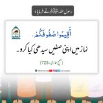 Read more about the article نماز میں صفیں سیدھی کیا کرو