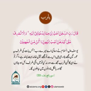 Read more about the article یوسف علیہ السلام کی دعا