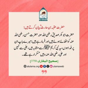 Read more about the article حضرت ابوبکر صدؓیق  حضرت حسؓن سے پیار