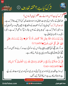 Read more about the article شرک کیا ہے مختصر تعارف