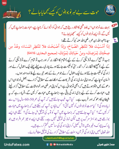 Read more about the article موت سے بے خبر نوجوانوں کو کیسے سمجھایا جائے