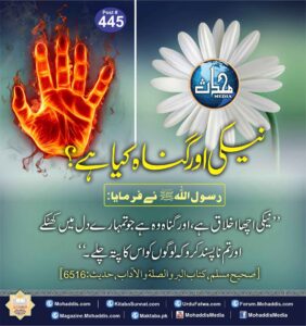 نیکی اور گناہ کیا ہے