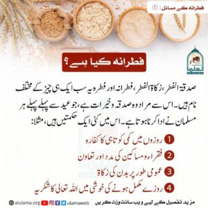 فطرانہ کیا ہے