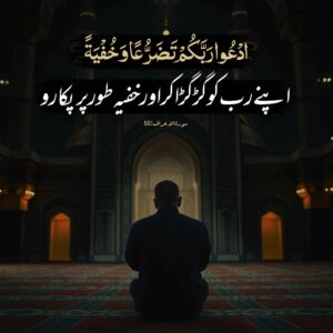 اپنے رب کو گڑگڑا کر اور خفیہ طور پر پکارو