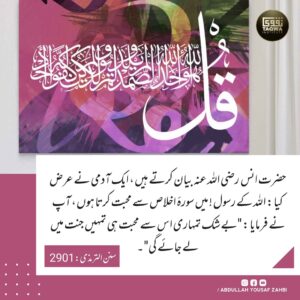 سورۃ الاخلاص سے محبت