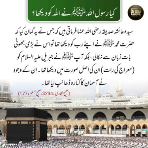 کیا رسول اللہ ﷺ  نے اللہ کو دیکھا؟