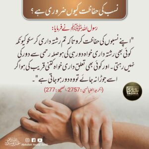 نسب کی حفاظت کیوں ضروری ہے