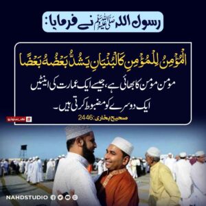 مومن مومن کا بھائی ہے