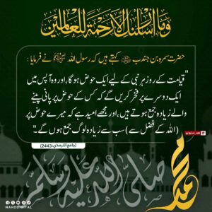رسول اللہ ﷺ کے حوض پر سب سے زیادہ لوگ جمع ہوں گے