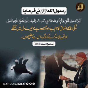 نیکی اچھے اخلاق کا نام ہے