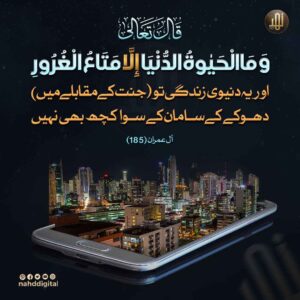 یہ دنیا کی زندگی دھوکے کا سامان ہے
