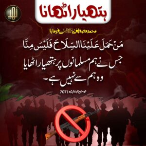 ہتھیار اٹھانا